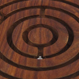 Wooden Labyrinth Board Game Ball in Maze Puzzle Round 6-inch Wooden Puzzle