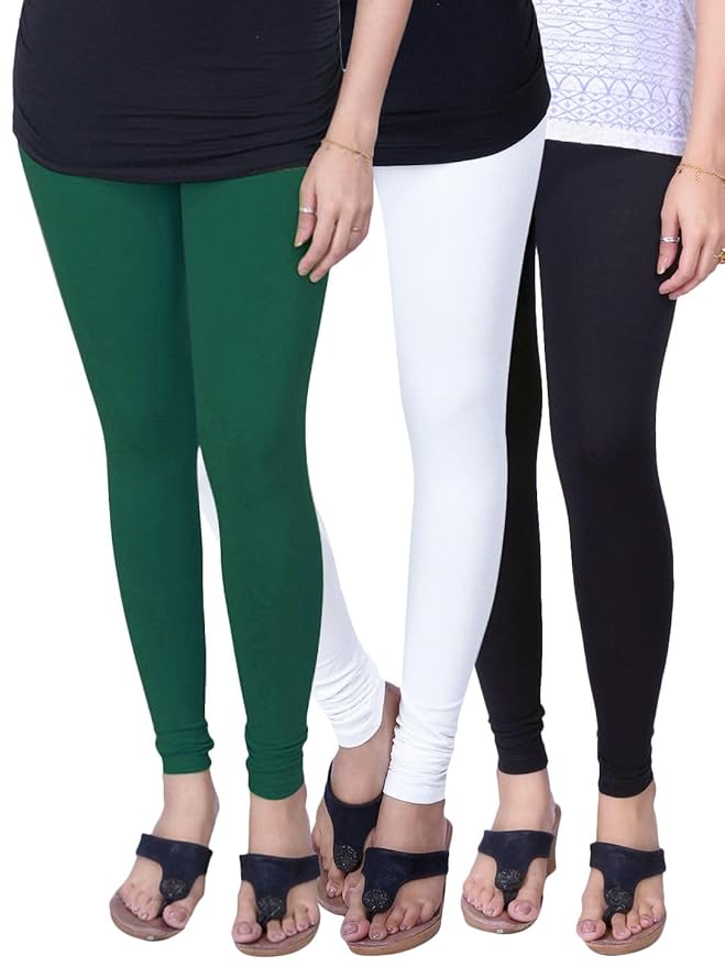 Winkis Economy Primacy leggings for Women - Regular Fit- Pack of 3 - Combo Offer