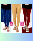 Winkis Economy Primacy leggings for Women - Ankle Fit- Pack of 3 - Combo Offer