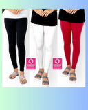 Winkis Economy Primacy leggings for Women - Ankle Fit- Pack of 3 - Combo Offer