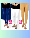 Winkis Economy Primacy leggings for Women - Ankle Fit- Pack of 3 - Combo Offer