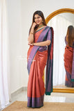 Soft Silk Banarasi Saree With Blouse Piece