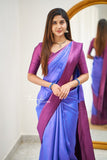 Soft Silk Banarasi Saree With Blouse Piece