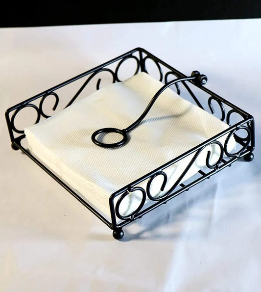 Iron Napkin/Tissue Paper Holder For Dining Table, Kitchen Or Dining Area