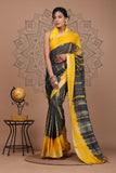 Hand Block Printed cotton mulmul saree - Various Patterns