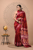 Hand Block Printed Cotton Saree