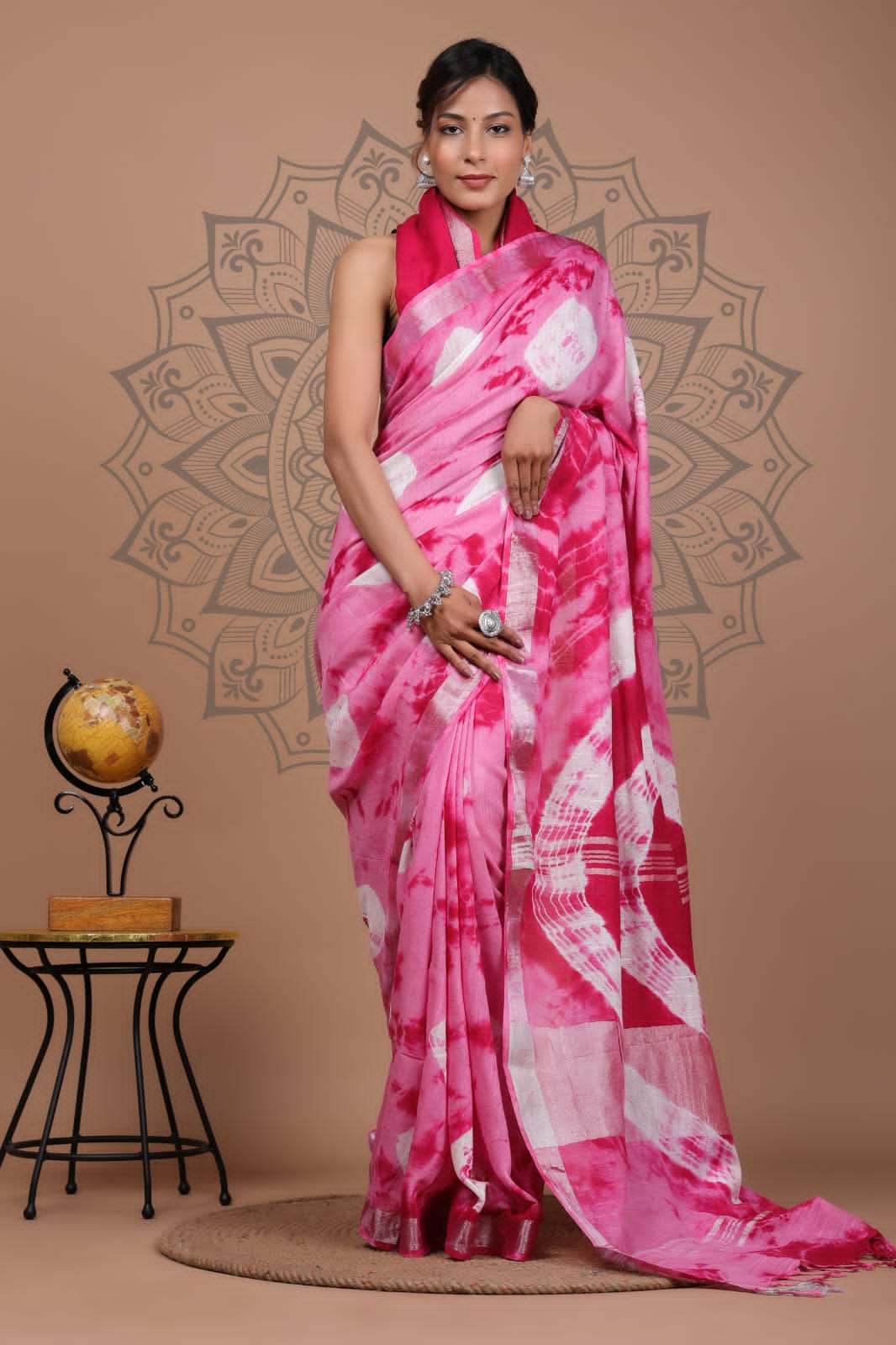 Printed- Hand Block Cotton Saree