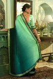 Embroidered Bollywood Silk Blend Saree