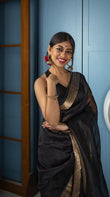 Woven Daily Wear Organza Saree