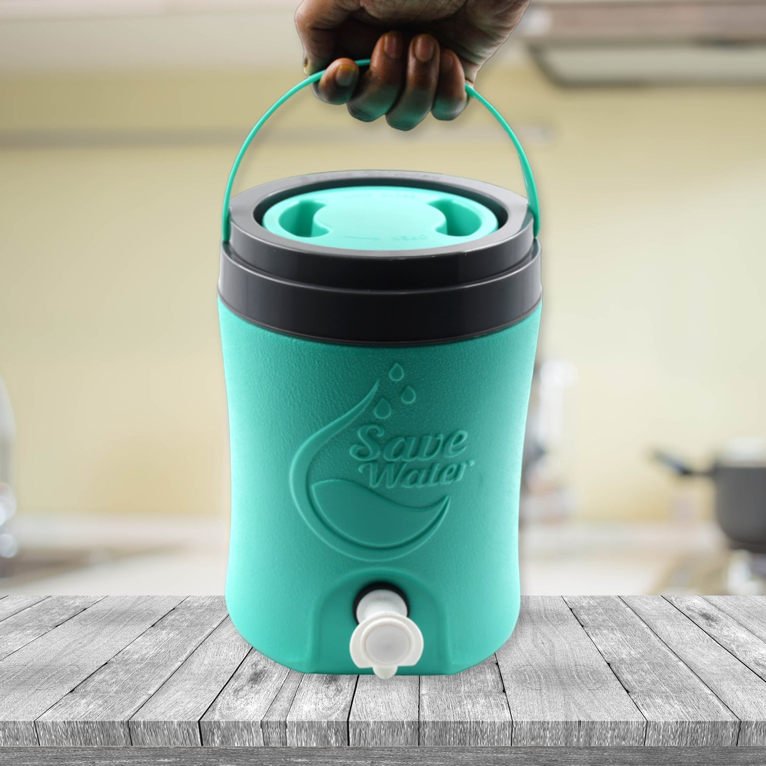 Water Jug Camper with Tap Plastic Insulated Cool Water Storage for Traveling - Water Jug 3.5 Ltr