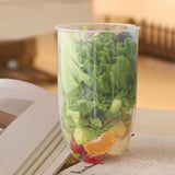 Fruit and Vegetable Salad Cups Easy Clean Salad Mixing Cup for Travel (1Pc)