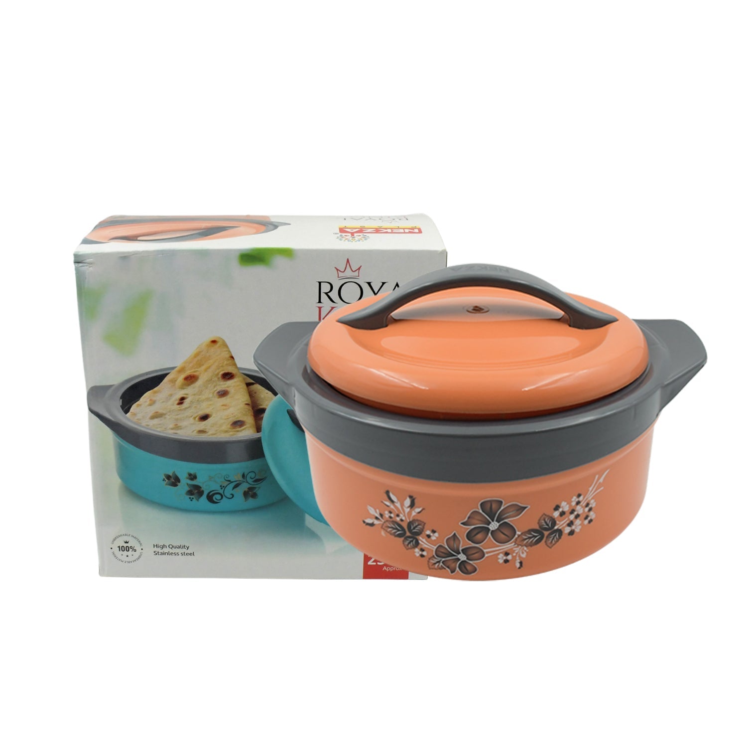 Casserole Box for Food serving Inner Steel Insulated Casserole  (Approx 2500 ml)