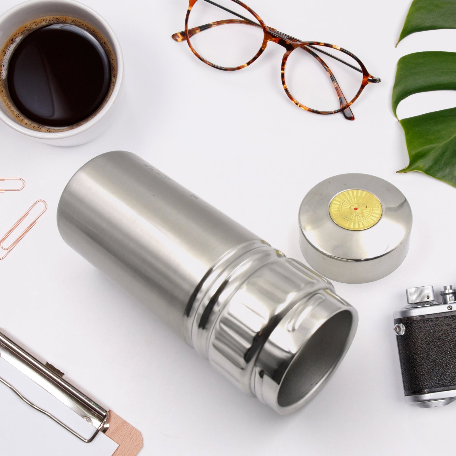 Vacuum Insulated Stainless Steel Flask Water Bottle/ Cup (1 Pc)