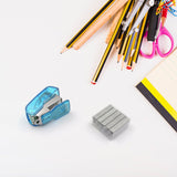 Mini Office Stationery Set, Including Stapler, Scissors, Paper Clips, Tape Dispenser, Transparent Tape, And Staples