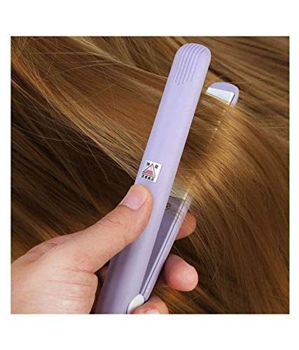 1215 Mini Portable Electronic Hair Straightener and Curler DeoDap